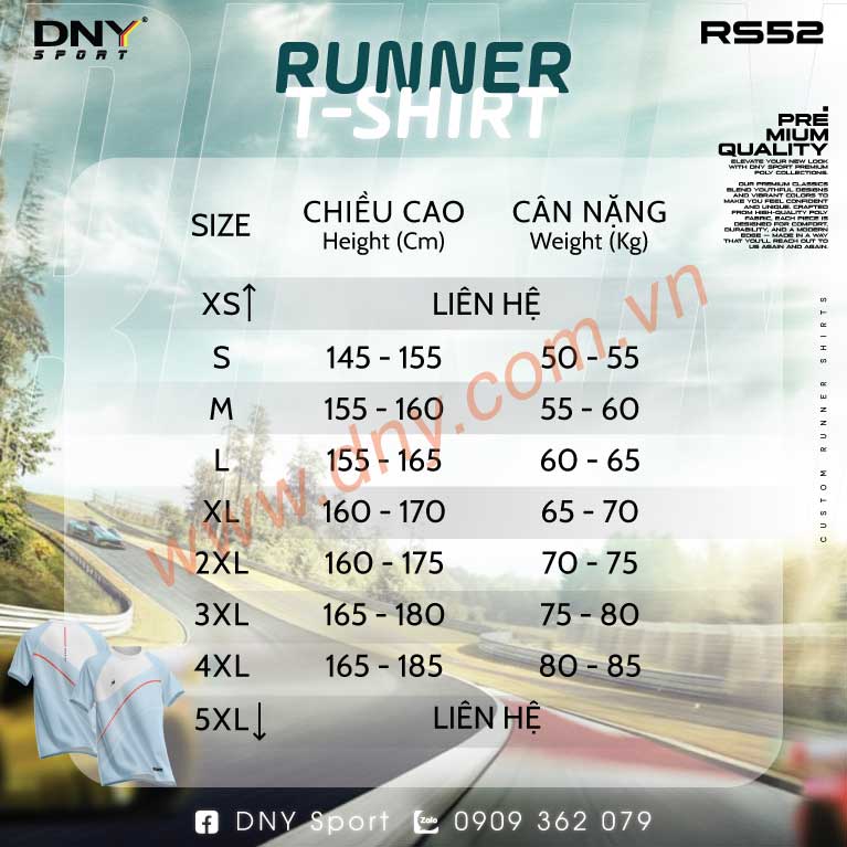 MẪU ÁO CHẠY BỘ THIẾT KẾ THEO YÊU CẦU | DNY-RS2607040052
